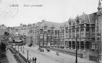 carte postale ancienne de Liège Palais Provincial