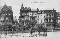 carte postale ancienne de Liège Square Notger