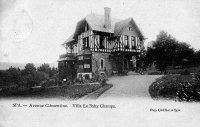 carte postale ancienne de Spa Avenue Clémentine - Villa Le Bahy Champs