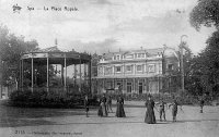 carte postale ancienne de Spa La Place Royale