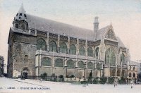 carte postale de Liège Eglise Saint-Jacques