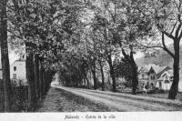 carte postale ancienne de Malmedy Entrée de la ville