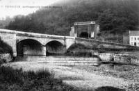 carte postale ancienne de Pepinster La Hoegne et le tunnel du Mousset