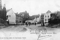 carte postale ancienne de Lambermont Place de l'ancienne église