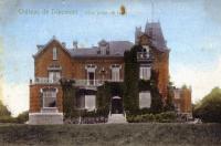 carte postale ancienne de Pepinster Château de Tribomont - Vue prise de face