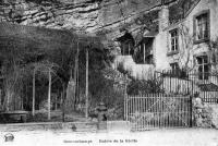 carte postale ancienne de Remouchamps Entrée de la grotte