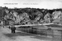 carte postale ancienne de Comblain-au-Pont L'Ourthe et les Rochers