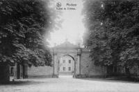 carte postale ancienne de Modave Entrée du Château