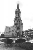 carte postale ancienne de Verviers Eglise St Antoine