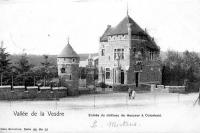 carte postale ancienne de Nessonvaux Vallée de la Vesdre - Entrée du château de Hauzeur à Colonheid