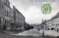 carte postale ancienne de Bastogne Rue du Sablon, Grand'rue, rue du Vivier