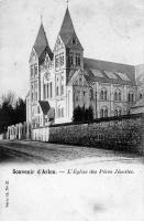 carte postale ancienne de Arlon L'église des Pères Jésuites