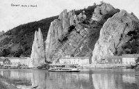 carte postale ancienne de Dinant Roche à Bayard