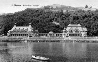 carte postale de Namur Kursaal et citadelle