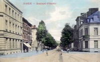 carte postale de Namur Boulevard d'Omalius