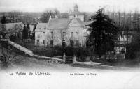 carte postale ancienne de Mazy La vallée de l'Orneau - Le château de Mazy