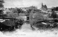carte postale ancienne de Rochefort Pont des Récolets
