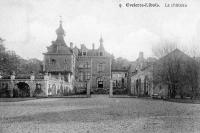 carte postale ancienne de Ohey Evelette-Libois - Le château