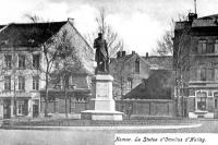 postkaart van Namen La Statue d'Omalius d'Halloy