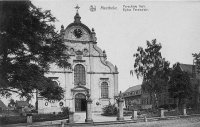 carte postale ancienne de Meerbeke Eglise Paroissiale