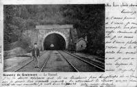 carte postale ancienne de Grammont Le Tunnel