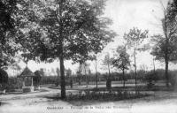 carte postale ancienne de Oostakker Paysage de la villa des tournesols