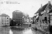 carte postale ancienne de Alost Moulin sur la Dendre