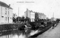 carte postale ancienne de Ruisbroek L'Ecluse et le Canal