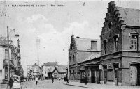 carte postale ancienne de Blankenberge La Gare