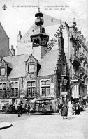 carte postale ancienne de Blankenberge L'Ancien Hôtel de Ville