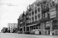 carte postale ancienne de Knokke La Digue (Hôtel de la Plage)