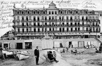 carte postale ancienne de Blankenberge Le Grand Hôtel de l'Océan