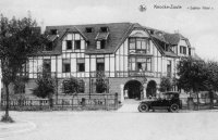 carte postale ancienne de Knokke Sablon hôtel