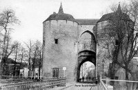 carte postale ancienne de Bruges Porte Sainte-Croix