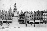 carte postale ancienne de Bruges La Grand'Place