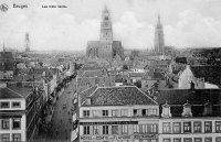 carte postale ancienne de Bruges Les Trois Tours