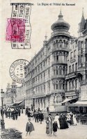carte postale ancienne de Blankenberge La Digue et l'hôtel du Kursaal