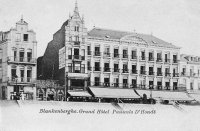 carte postale ancienne de Blankenberge Grand Hôtel Pauwels d'Hondt