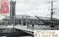 carte postale ancienne de Ostende Station