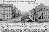 carte postale ancienne de Ostende Avenue Léopold