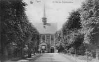 postkaart van Tielt De Kerk der Minderbroeders