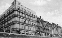 carte postale ancienne de Heyst Le Grand Hôtel des Bains