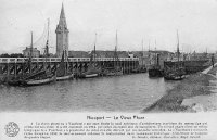 carte postale ancienne de Nieuport Le Vieux Phare
