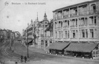 carte postale ancienne de Wenduyne Le Boulevard Léopold