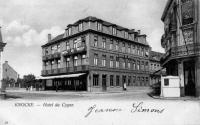 carte postale ancienne de Knokke Hôtel du cygne