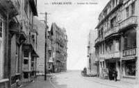 carte postale ancienne de Le Zoute Avenue du littoral