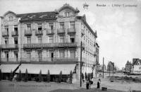 carte postale ancienne de Knokke L'Hôtel Continental