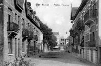 carte postale ancienne de Knokke Avenue Fincens