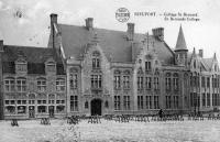 carte postale ancienne de Nieuport Collège St-Bernard