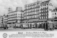 carte postale ancienne de Heyst Quelques Hôtels de la digue